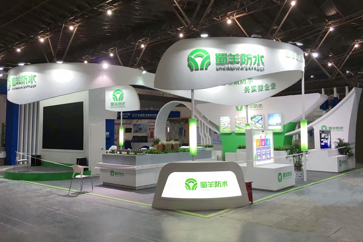 展會展臺搭建現場圖