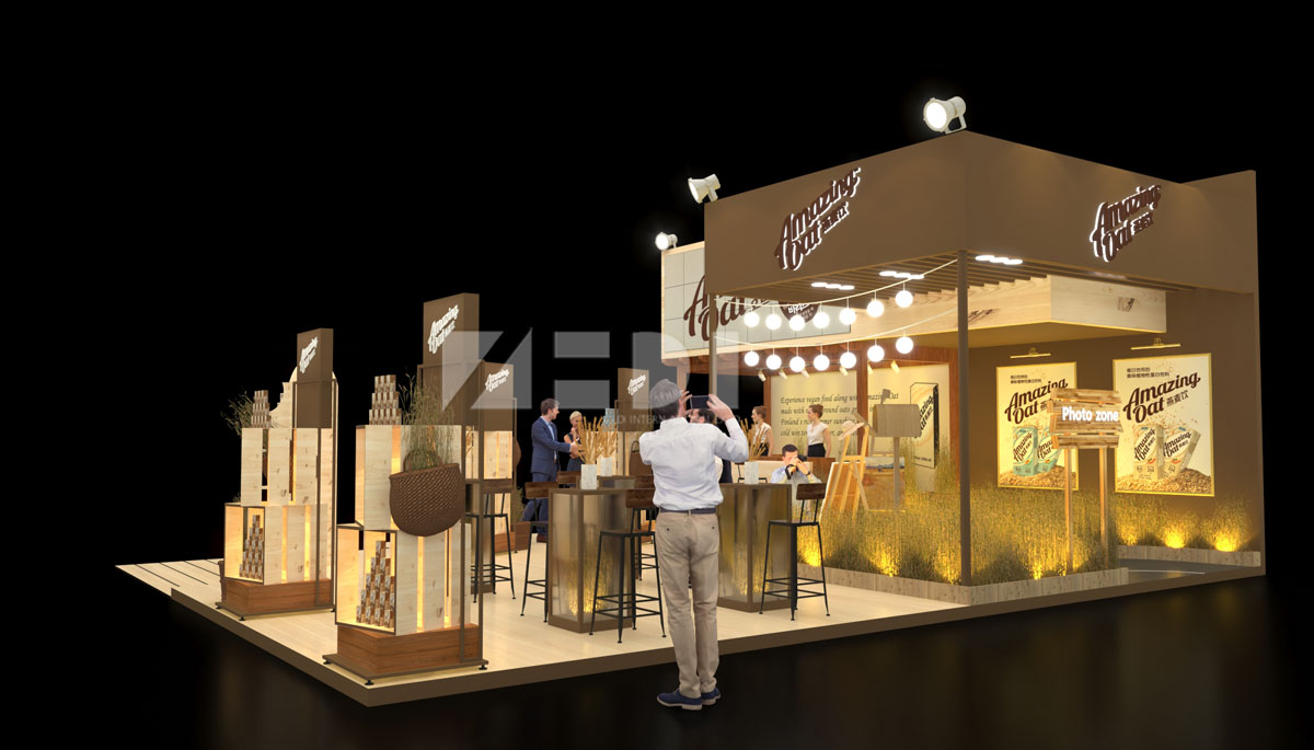 餐飲展覽設計效果圖