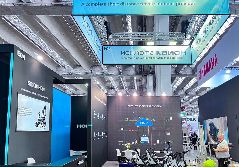 德國(guó)自行車展覽搭建