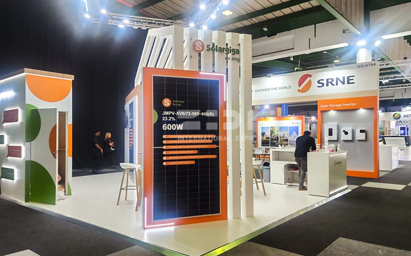 南非光伏展臺搭建布置