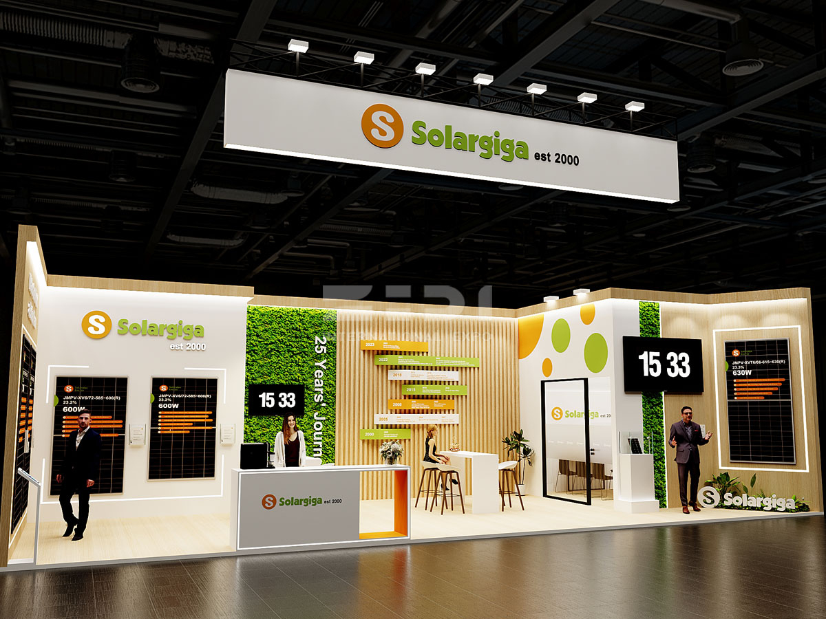 德國光伏能源展臺設計